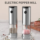Rechargeable Electric Salt & Pepper Grinder Set – 2 Pack with Base - PulinGO