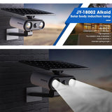 Multifunctional Solar Lamp – IP65 Waterproof Outdoor Light with PIR Motion Sensor & High-Efficiency Polycrystalline Solar Panels for Yard & Garage