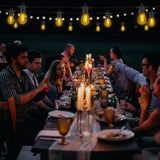 String Light S14 – 200ft Outdoor Festoon Garland with 60 LEDs, E12 Retro Patio Lights for Garden & Wedding Décor