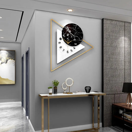 Large Modern Wall Clock – Oversized Silent Decorative Clock for Living Room, Home, or Office