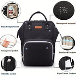 Stylish Baby Diaper Bag Backpack – Large Multi-Function Nappy Bag with Changing Pad | Travel Baby Care Backpack for Moms & Dads