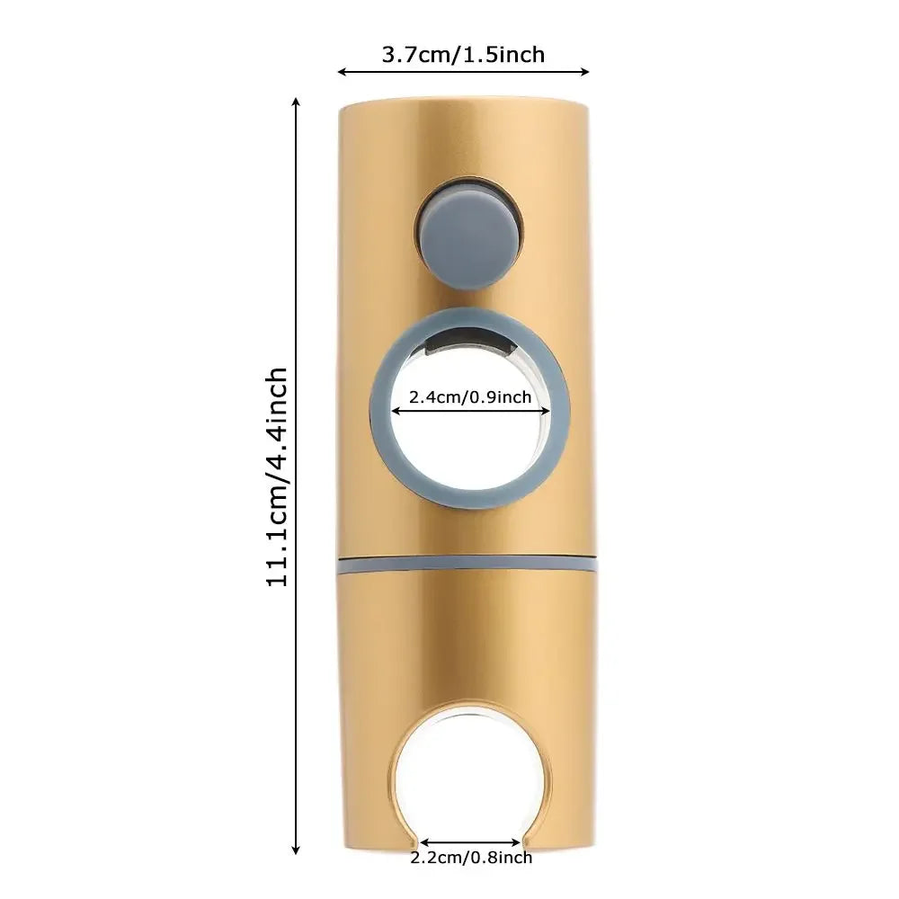Adjustable Shower Rail Head Slider Holder – ABS Replacement Bracket for Shower Rail