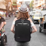 40L Expandable Travel Backpack — Waterproof Large-Capacity Luggage & Laptop Bag for Business + Adventure Trips