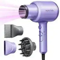 Wavytalk Professional Ionic Hair Dryer – Powerful Blow Dryer with Diffuser & Concentrator for Smooth, Frizz-Free Styling