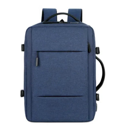 Men’s Large-Capacity Laptop Backpack – USB Charging Waterproof Business Travel Bag | Professional Work Daypack
