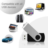 KOOTION 10-Pack U305 USB Flash Drives – High-Speed Pen Drives 32GB/16GB/8GB/1GB Memory Sticks for Data Storage & Transfer