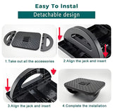 🦶 Portable Ergonomic Foot Rest Under Desk – Foot Stool with Massage Rollers for Home, Office & Workstation Comfort