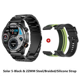 Haylou Solar 5 Smartwatch – 1.58” AMOLED Display, 60Hz Refresh Rate, Voice Calling, 24H Health Monitoring & Sports Fitness Watch for Men