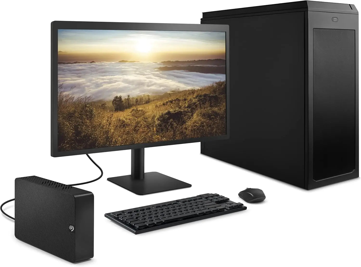 Expansion 28TB External Hard Drive – USB 3.0 Desktop HDD with Rescue Data Recovery Services, High-Capacity Storage