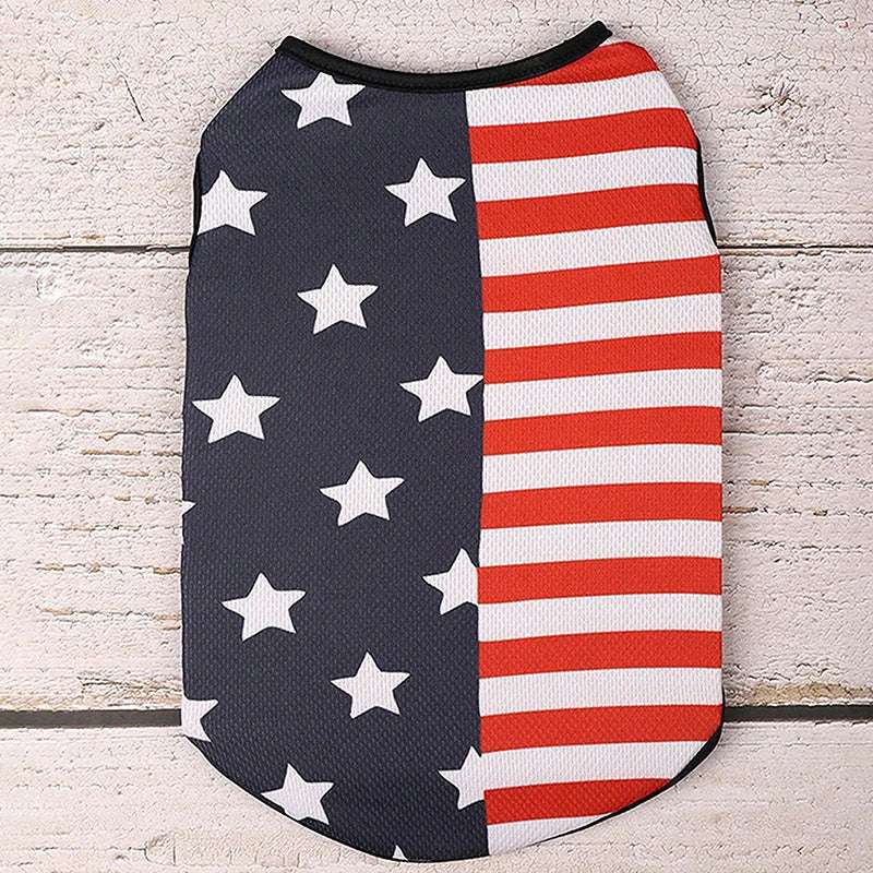 American Flag Patriotic Dog Bandana & Bow Tie Set – Adjustable Pet Neckerchief for Dogs & Cats