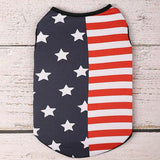 American Flag Patriotic Dog Bandana & Bow Tie Set – Adjustable Pet Neckerchief for Dogs & Cats