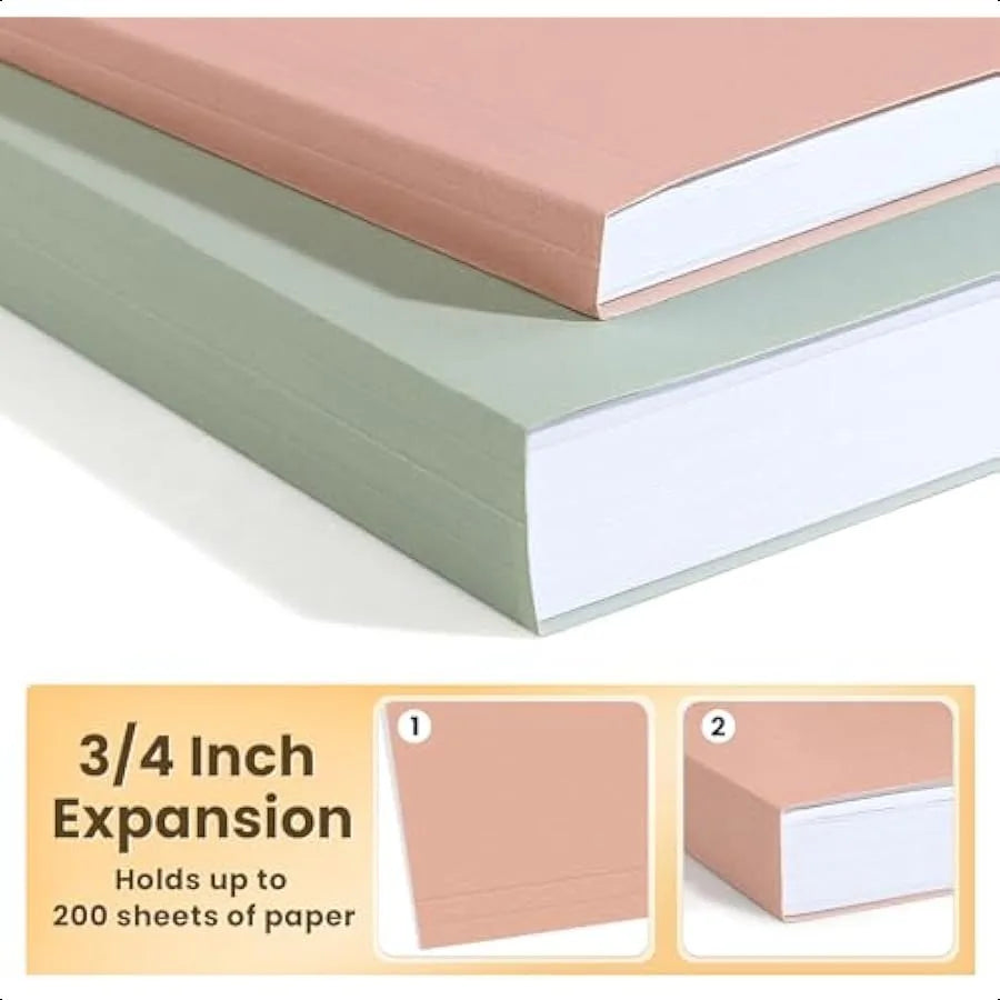 Hanging File Folders – 6-Pack Letter Size Folders with 1/5-Cut Tabs for Home & Office Organization 📂