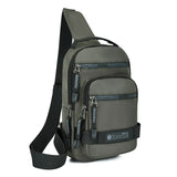 Men’s Large-Capacity Nylon Chest Bag – Lightweight Korean-Style Travel Crossbody Shoulder Backpack for Daily Use