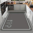 Adjustable Diatomaceous Earth Absorbent Pad – Anti-Slip Decorative Mat for Kitchen, Bathroom & Whole House