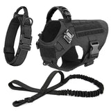 Large Dog Harness & Leash Set – Training & Walking Vest with Collar for German Shepherd, Malinois & Medium/Large Dogs
