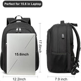 Water-Resistant Anti-Theft Laptop Backpack — Durable Travel & School Bag for Men & Women