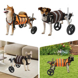 Adjustable Back-Leg Pet Wheelchair – Lightweight Mobility Cart for Dogs & Cats 🐾