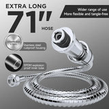 Wide Rain Shower Head Combo – 6-Mode Handheld & Fixed High-Pressure Set