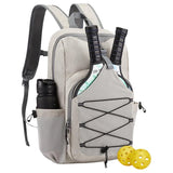 Large-capacity pickleball racket backpack – portable paddle bag rucksack for hiking, sports, traveling & outdoor outings