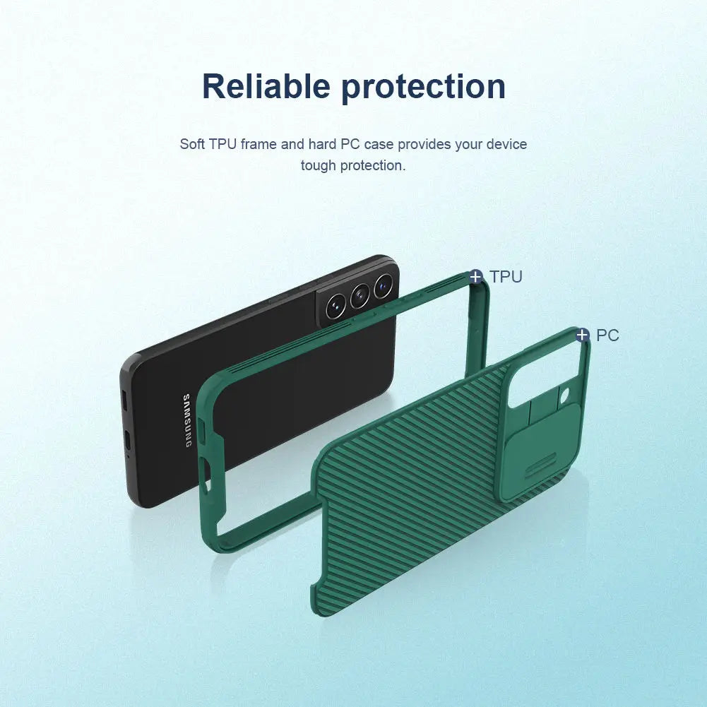 Nillkin CamShield Phone Case – Camera Slide Protection Cover for Samsung Galaxy S22/S21/S20 Ultra