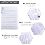 Plastic Presentation Book – 20-Pocket Portfolio Folder with Clear Sleeves for Reports & Documents 🗂️