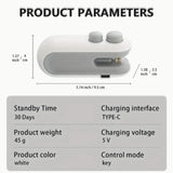 16W Mini USB Vacuum Food Sealer – Dual Heat Seal & Cutter, 300mAh Battery, Portable Packer for Snacks & Meats 🥩⚡