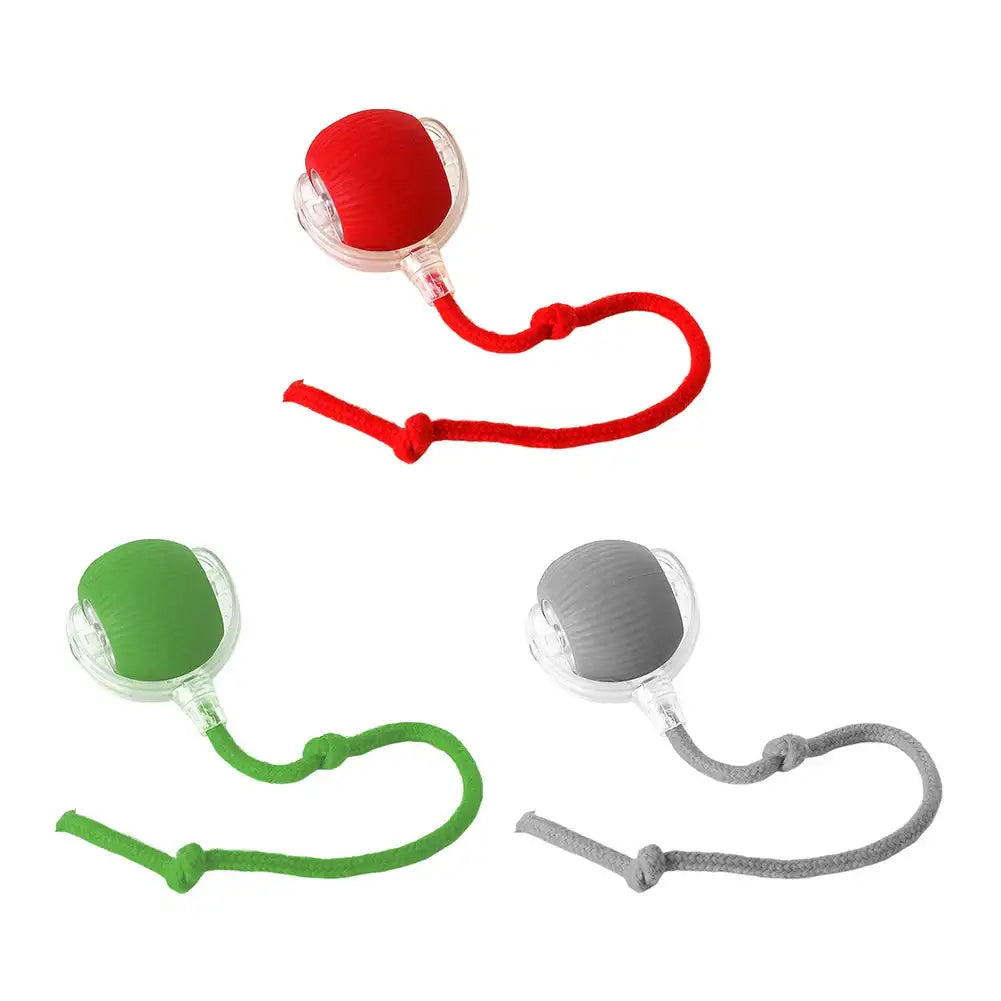 Automatic Interactive Cat Ball Toy – Self-Rolling Rechargeable Smart Motion Ball for Indoor Cats