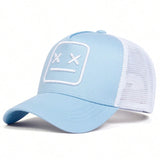 Unisex “XX” Embroidered Baseball Cap – Adjustable Hip-Hop Mesh Net Hat for Spring & Summer Outdoor Casual Wear