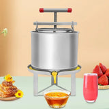 12.6L Manual Honey Press Extractor – Large Capacity Beeswax & Fruit Juice Presser with Handle
