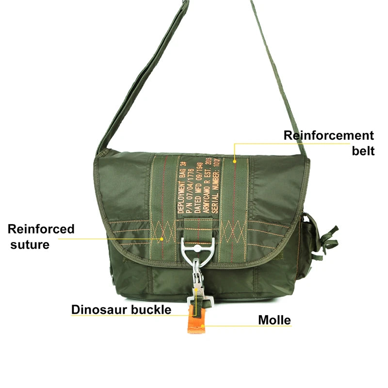 Tactical Waterproof Sling Bag – Outdoor Nylon Chest Pack for Men | Travel, Trekking & Camping Rover Daypack