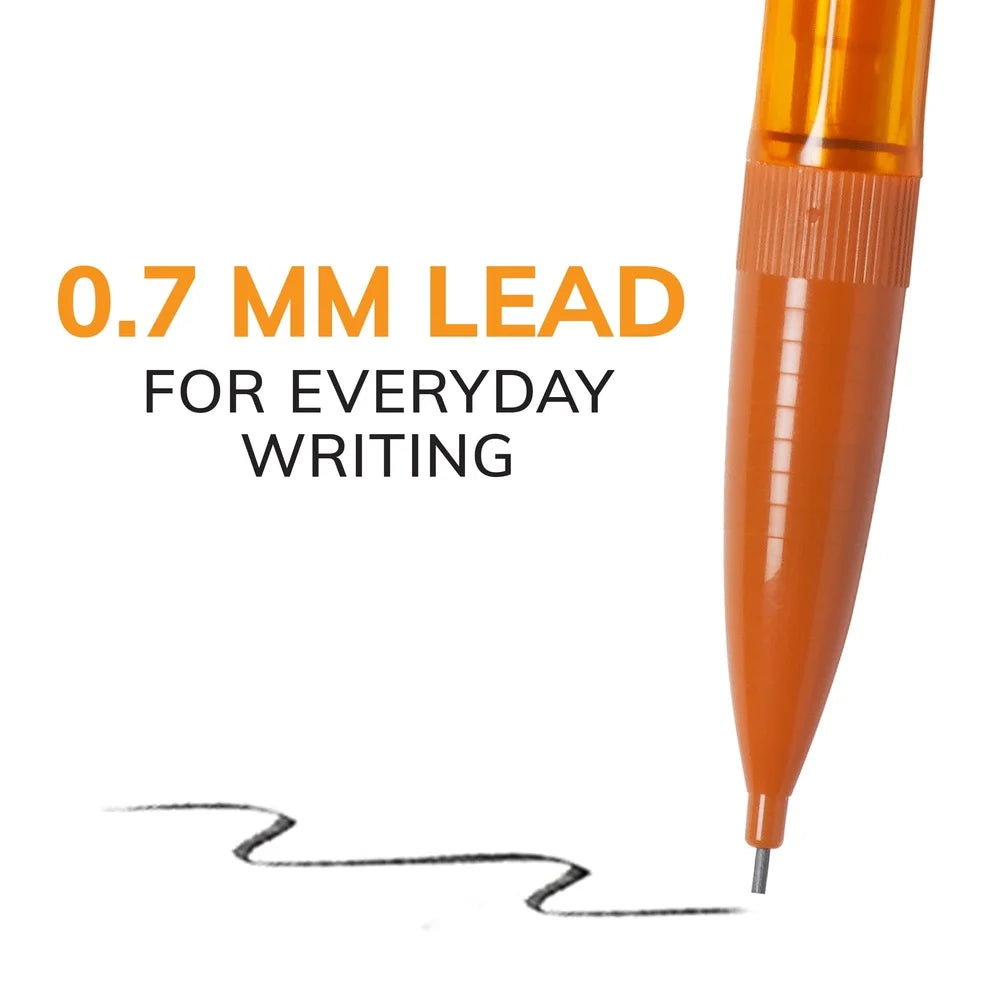 40-Count Mechanical Pencils with Erasers – No.2 Lead 0.7mm Medium Point School Pack