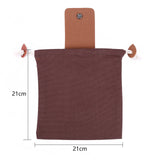 2PCS PU Leather Foraging Pouch — Outdoor Hunting Waist Bag & Dog Training Fanny Pack for Orchard Picking