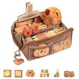Capybara Pencil Case – Waterproof Plush Pencil Pouch with Cute Pins