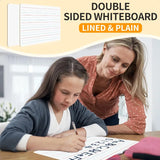 2-Pack Small Whiteboard Set – Double-Sided Ruled Dry Erase Boards for Students 🧠🖊️