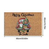 Colorful Christmas Welcome Mat – Fun Outside Entrance Doormat Rug for Home Decor 🎄✨