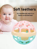 Baby Sensory Teething & Rattle Toys – Soft Silicone Teether Set for 0–12 Months, Gum Relief & Developmental Play