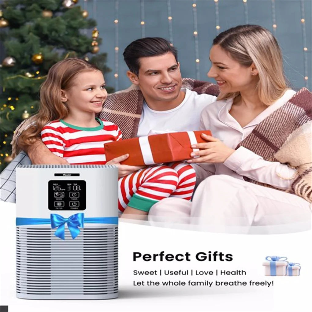 2-in-1 Air Purifier & Aromatherapy Diffuser — H13 HEPA Filter, Auto Mode, Quiet Operation for Home & Pets
