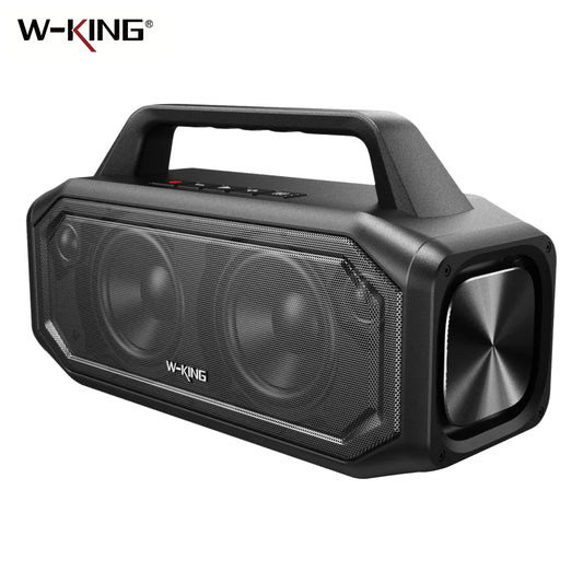 W-KING 80W Bluetooth Speaker – Portable Wireless Outdoor Speaker with Bass Boost, Stereo Pairing & Reverse Charging (IPX6)