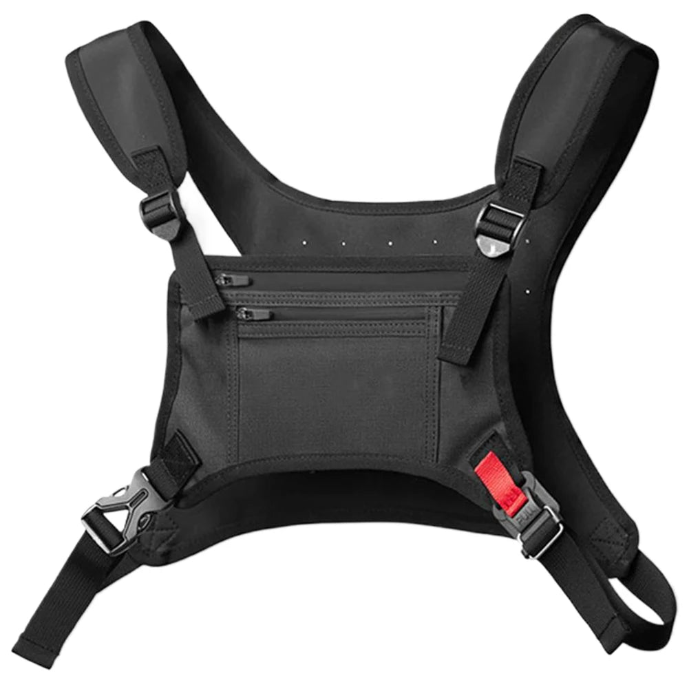 Sports chest running vest bag – water-resistant lightweight backpack for men, fitness workouts, cycling & outdoor training