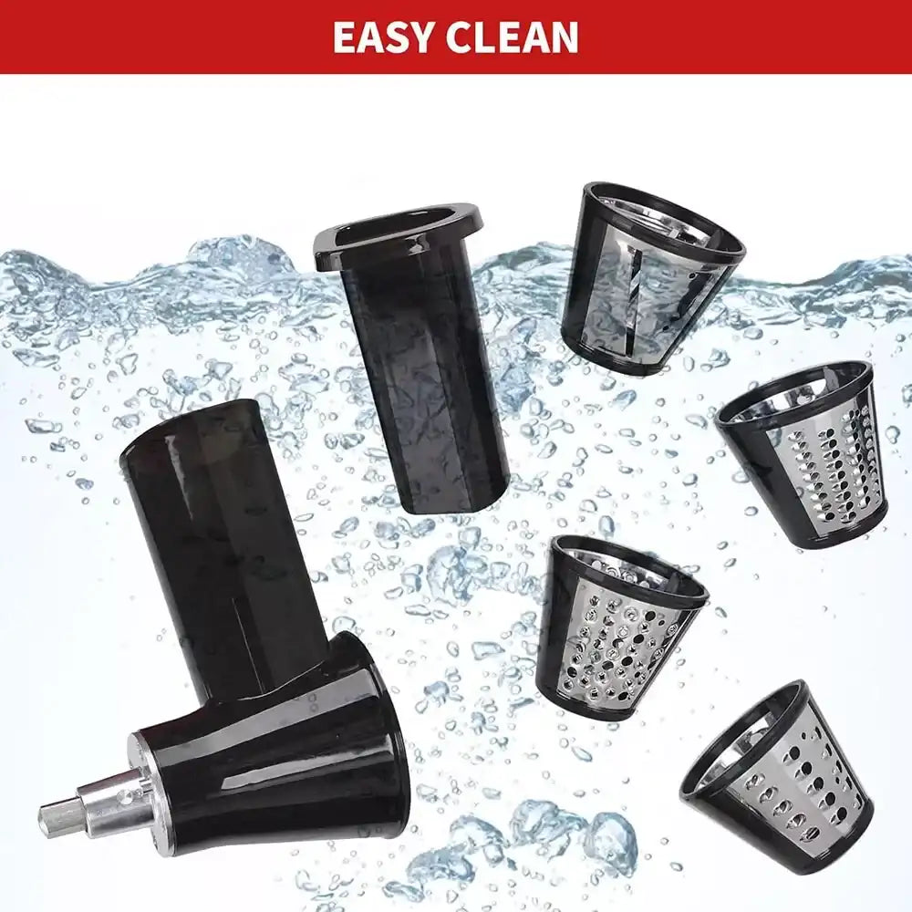 “Professional Slicer & Shredder Attachment for Stand Mixer – Cheese Grater & Vegetable Chopper Bündle”