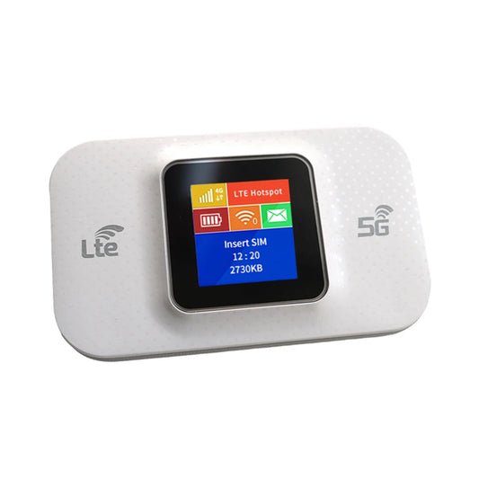 4G LTE Portable WiFi Router – Wireless Mobile Hotspot with SIM Card Slot & 3650mAh Battery for Car, Travel & Home Use