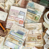 800-Piece Vintage Ephemera Pack – Retro Receipt & Memo Papers for Junk Journaling & Scrapbooking 📜✨