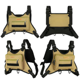 Fashion Sport Backpack with Multi-Pockets – Streetwear Chest Vest Bag with Adjustable Straps for Running & Travel