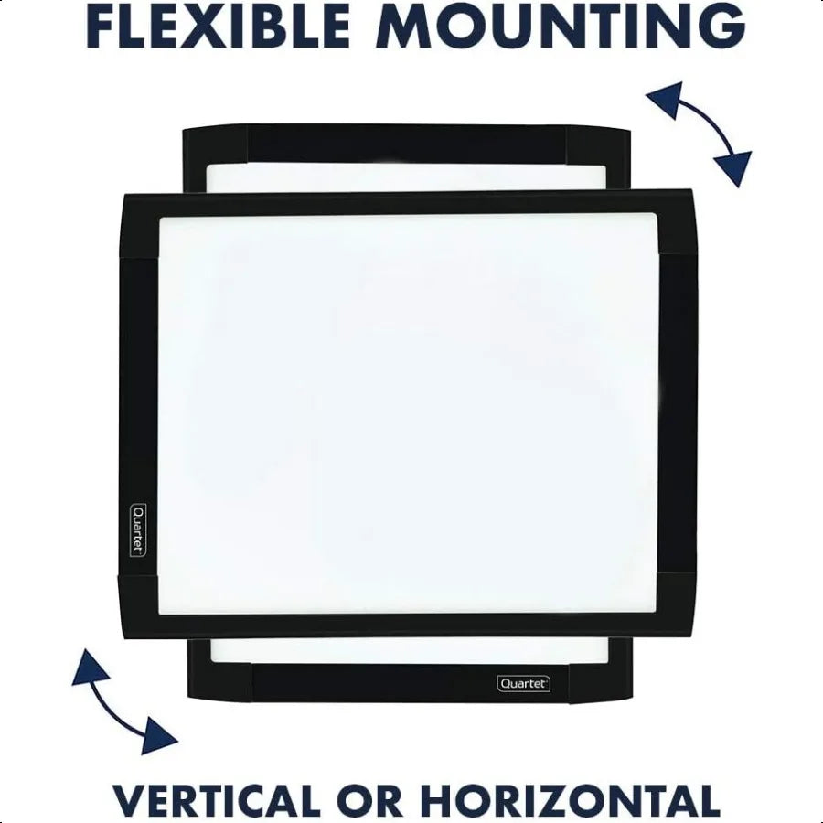 Magnetic Whiteboard 8.5 x 11 in – Wall-Mounted Dry Erase Board for Home, Office & Homeschool
