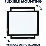 Magnetic Whiteboard 8.5 x 11 in – Wall-Mounted Dry Erase Board for Home, Office & Homeschool