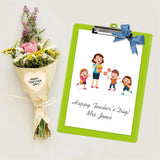 3-Pack A4 Letter Size Clipboards with Low-Profile Clip & Side Rulers for School and Office