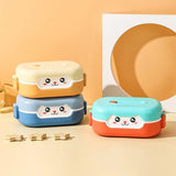 Charming Anime Cartoon Rectangular Leak-Proof Bento Lunch Box for Kids – Microwave Safe