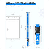 5-Pack Lanyards with Waterproof ID Badge Holders – Cruise Ship Card Essentials for Royal Caribbean, Carnival & NCL 2025