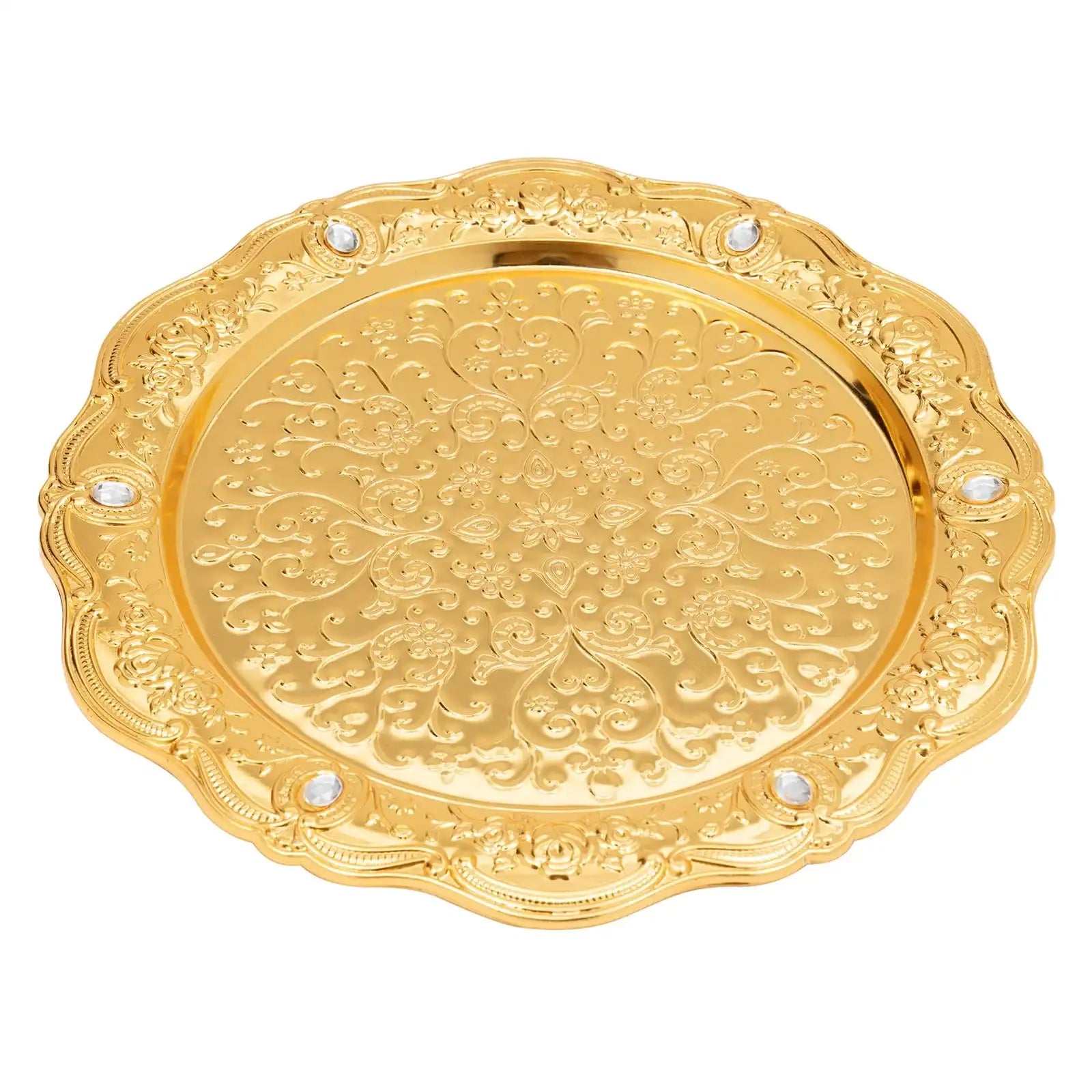 Vintage Turkish Tea & Coffee Serving Set with Pot and 6 Ornate Cups