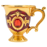 Vintage Turkish Tea & Coffee Set – Red Pot with 6 Cups for Home Décor, Wedding & House-warming